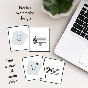 6 Engaging Piano Lesson Games using Music Note Flashcards – Ms Emily Music